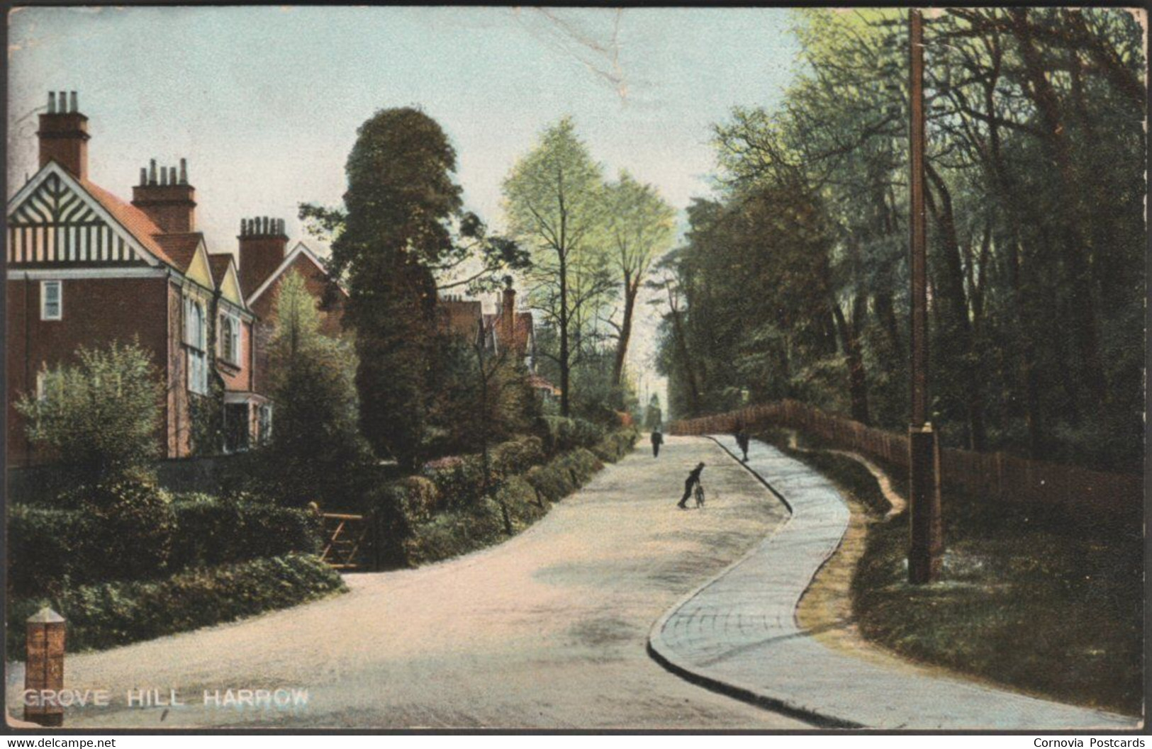 Grove Hill, Harrow, Middlesex, 1905 - Blum & Degen Postcard - Middlesex