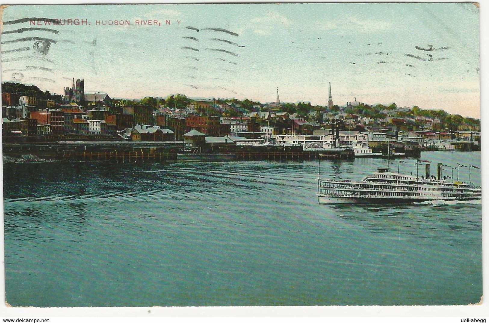 Newburgh, Hudson River, Used 1909 To Switzerland - Hudson River