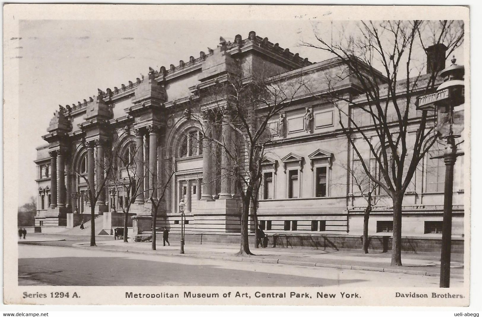 Metropolitan Museum Of Arts, Used 1909 To Switzerland - Museen