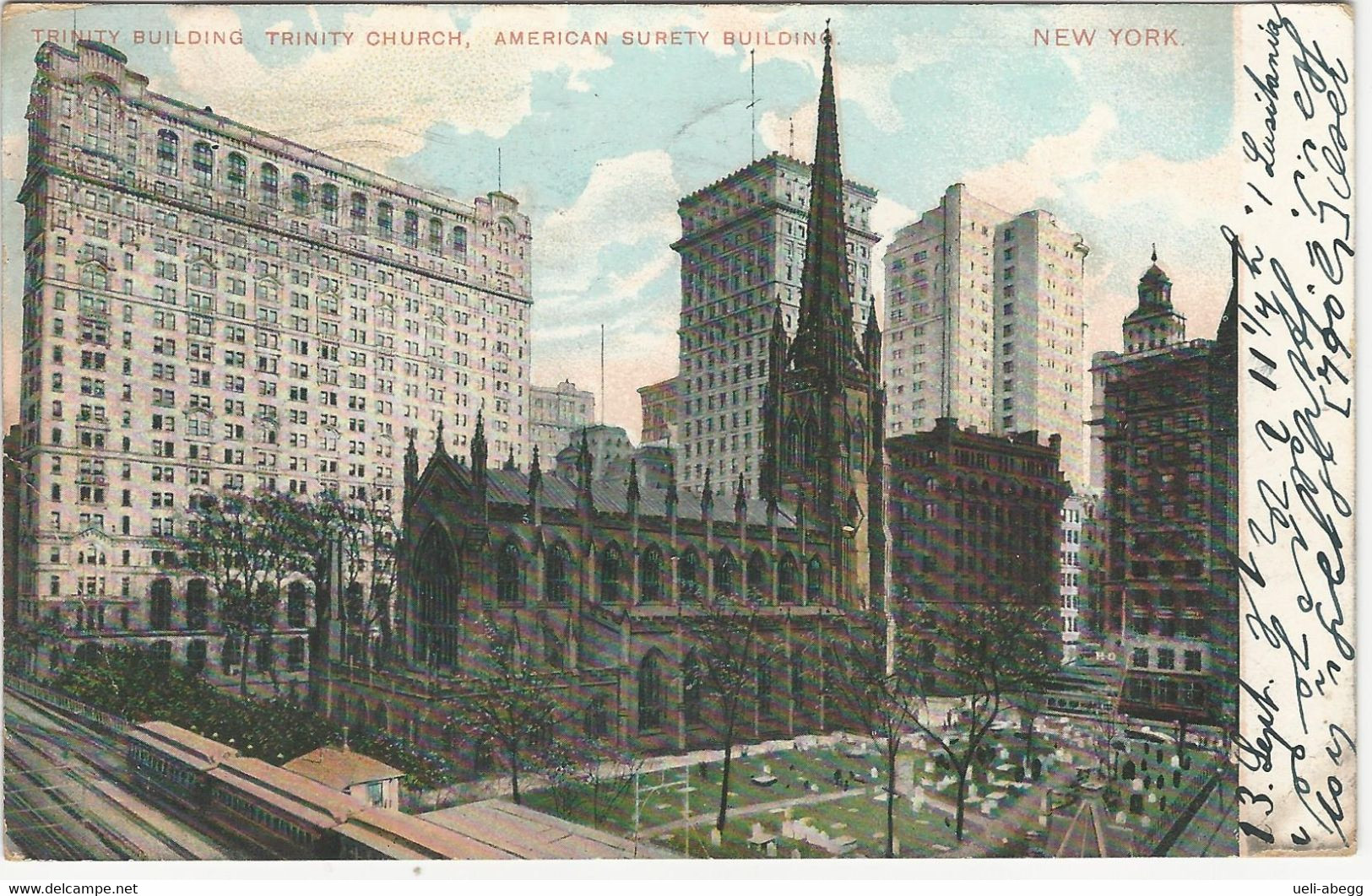 Trinity Church, Used 1907 To Switzerland - Églises