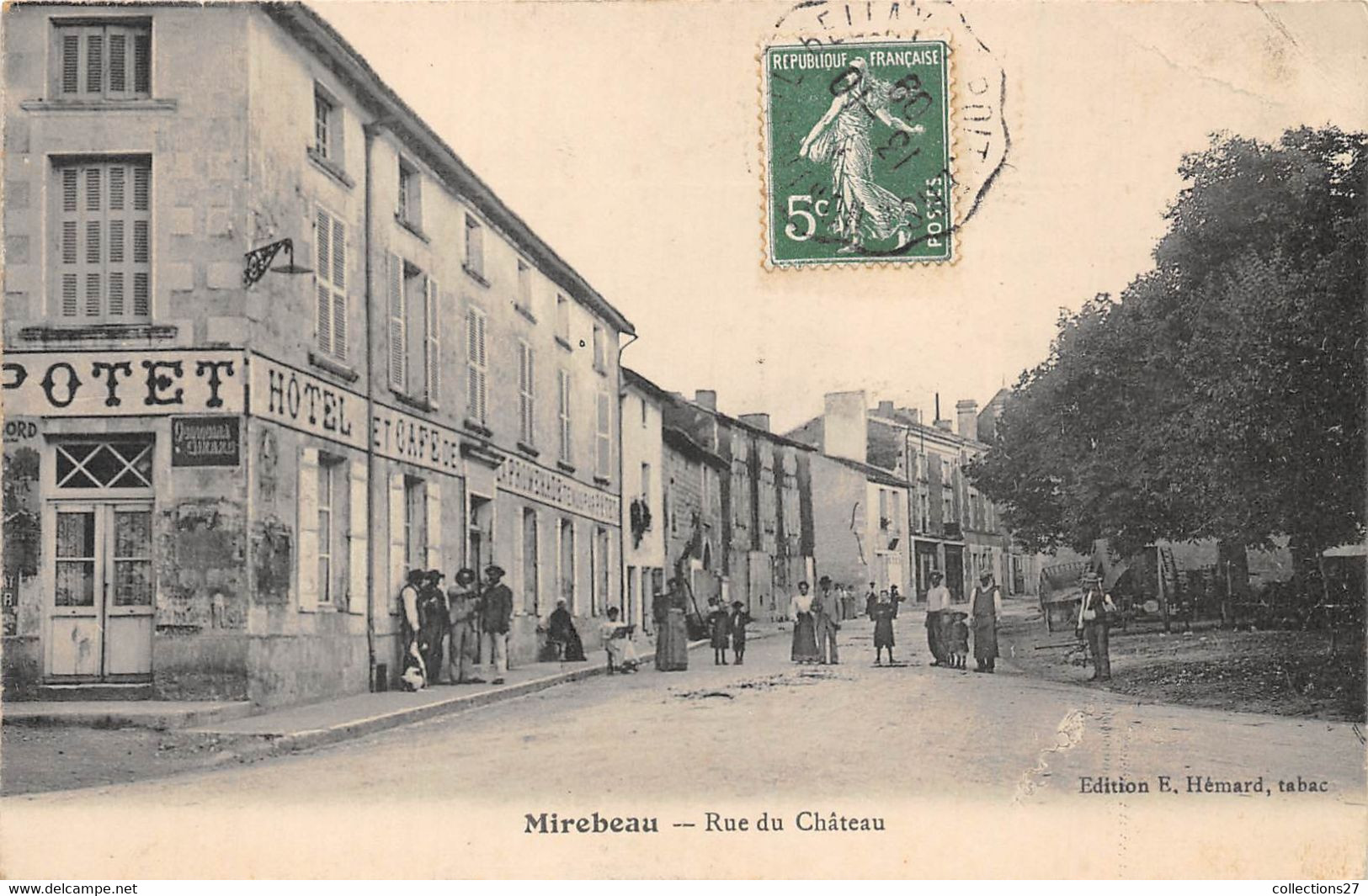 86-MIREBEAU- RUE DU CHATEAU - Mirebeau