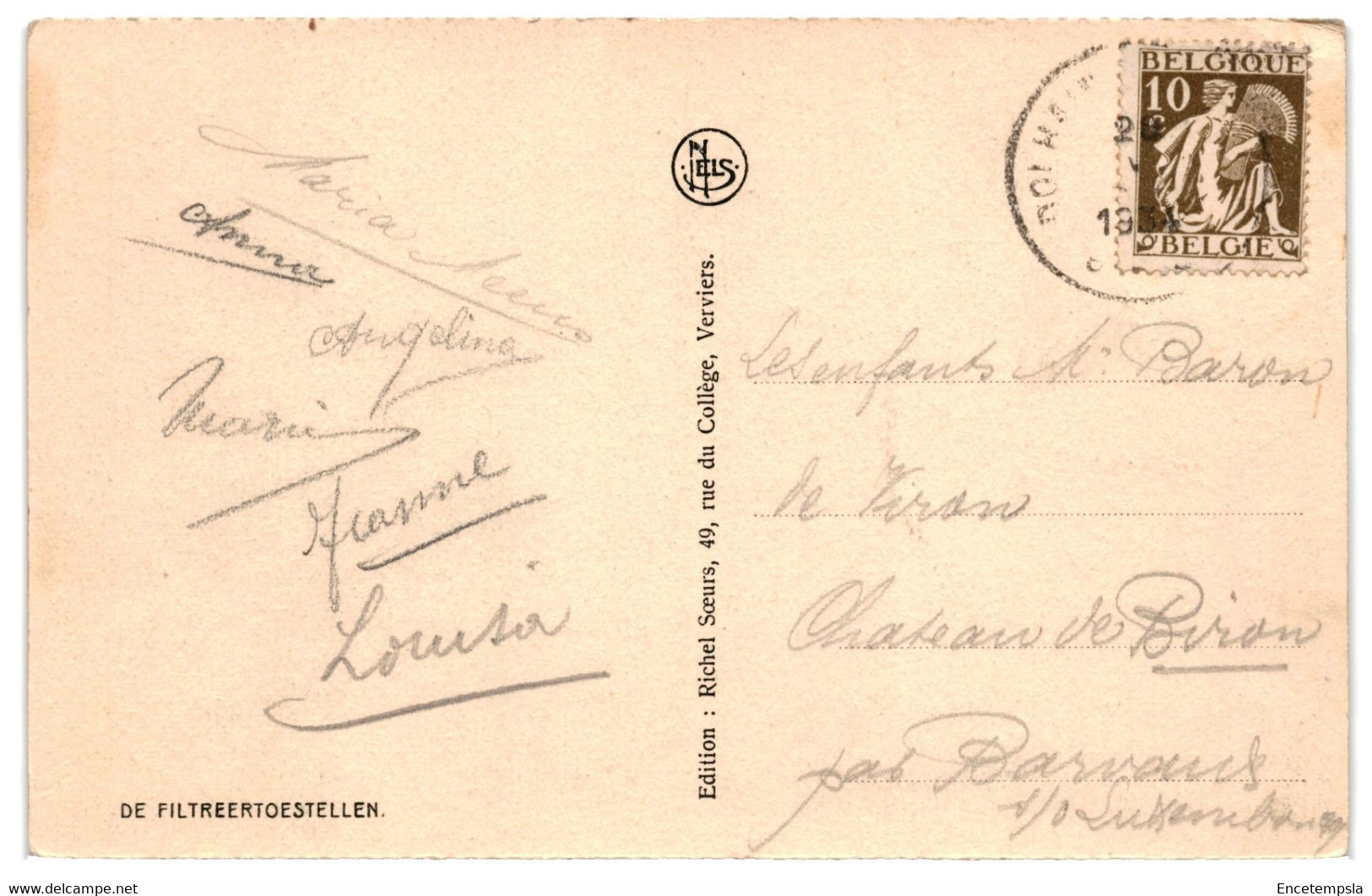 CPA  - Carte Postale - Belgique-La Gileppe Le Barrage Et Les Filtres 1934 VM33585 - Baelen