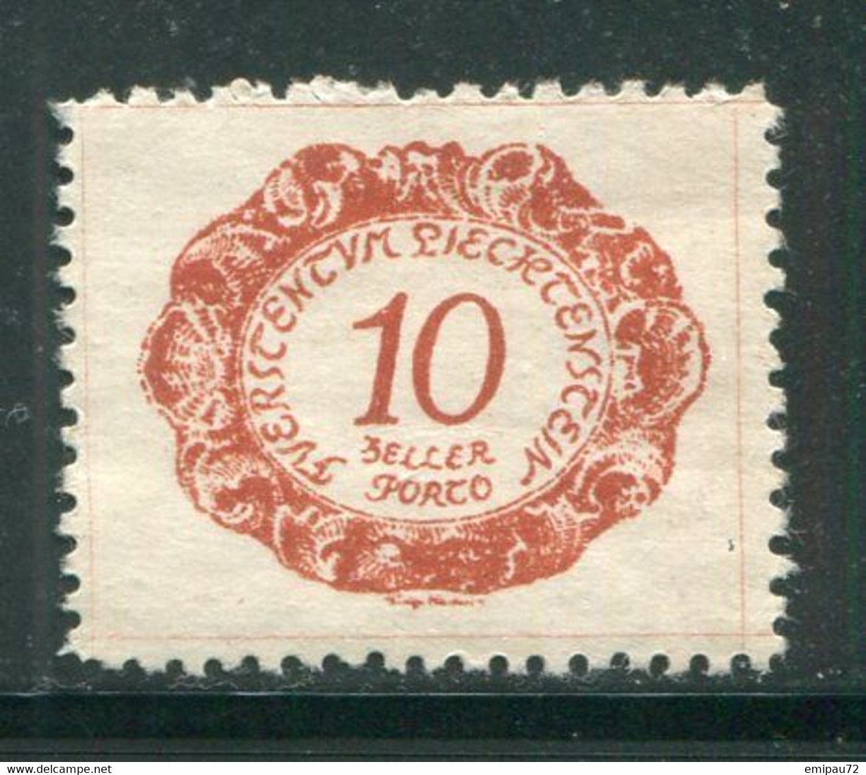 LIECHTENSTEIN- Taxe Y&T N°2- Neuf Avec Charnière * - Postage Due