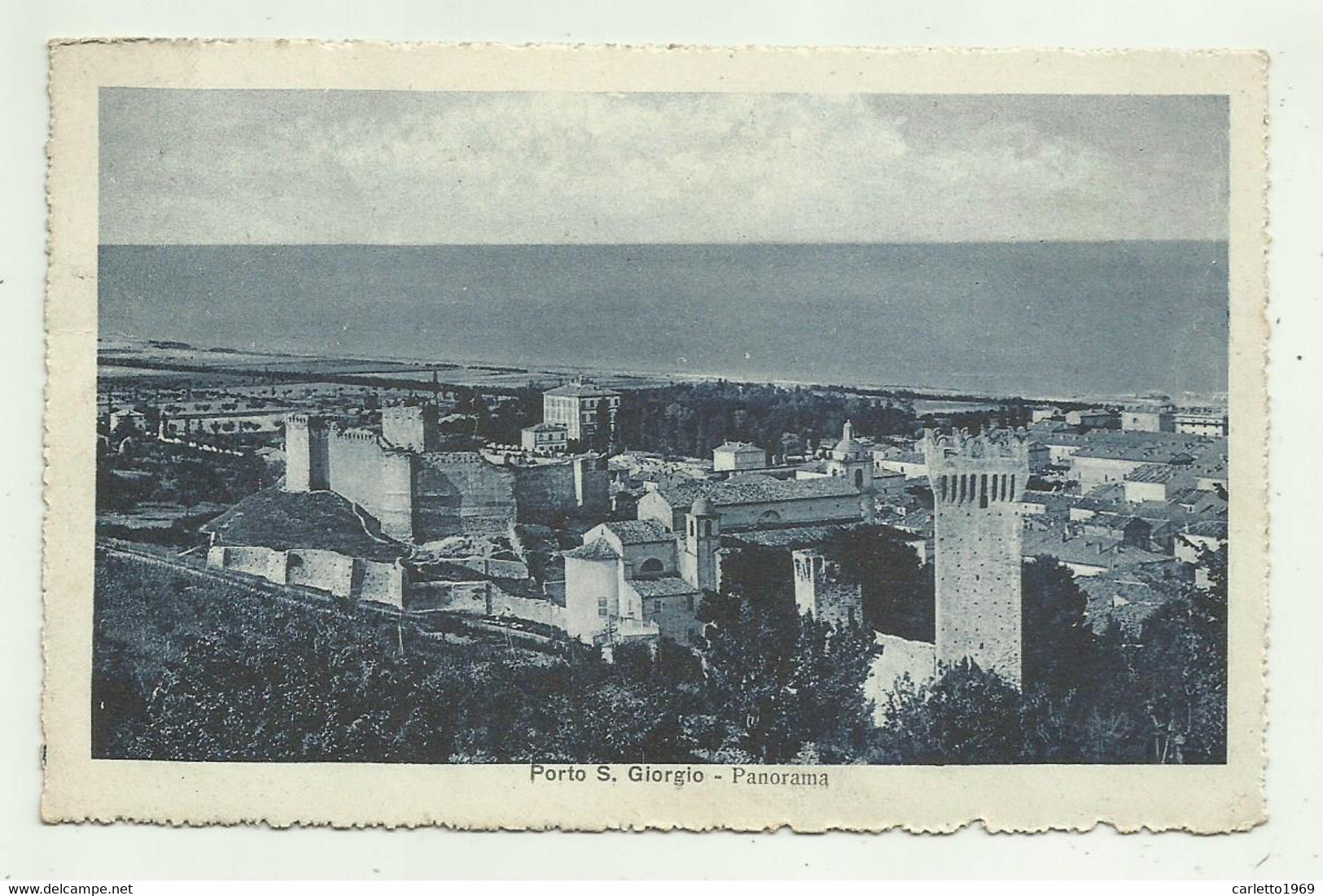 PORTO S.GIORGIO - PANORAMA   1923 - VIAGGIATA FP - Fermo