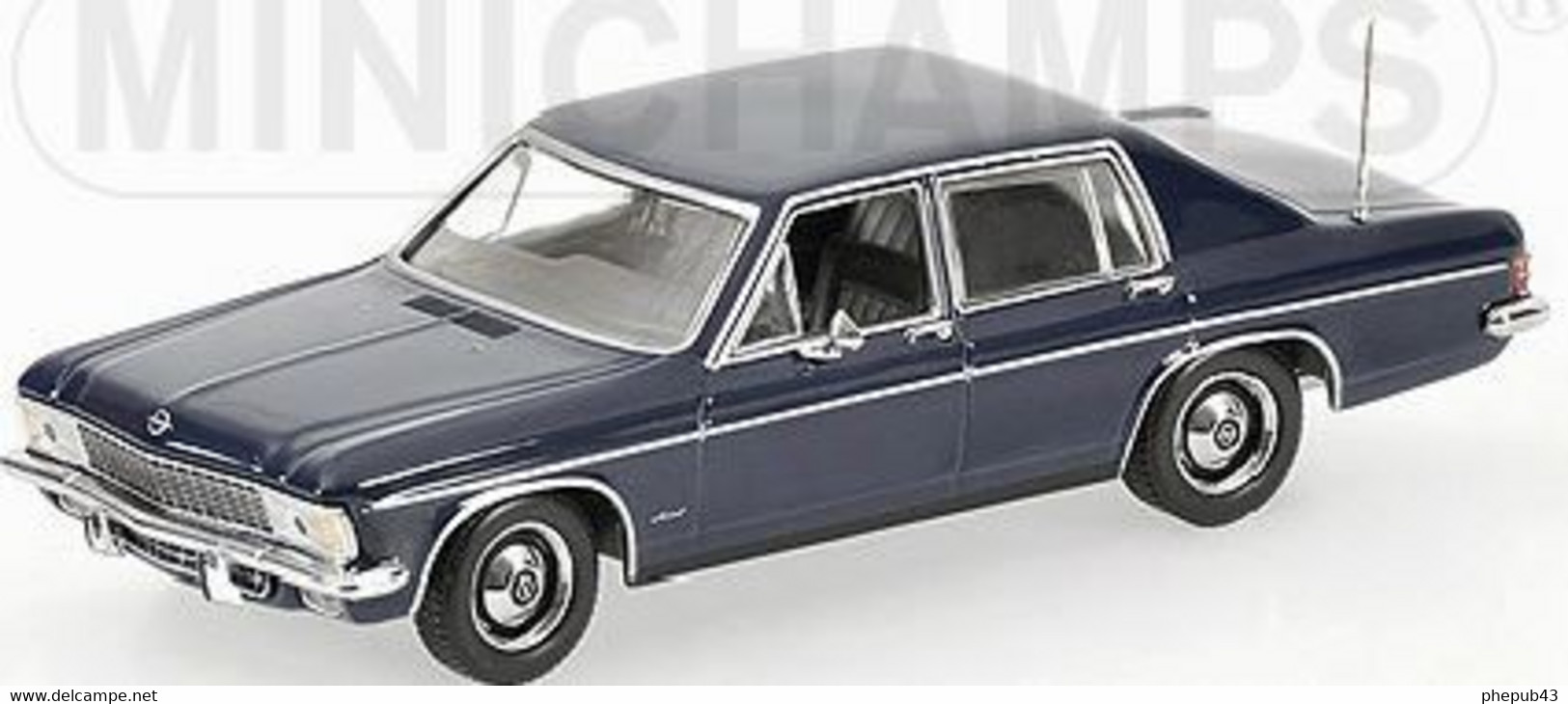 Opel Kapitän - 1969 - Blue - Minichamps - Minichamps