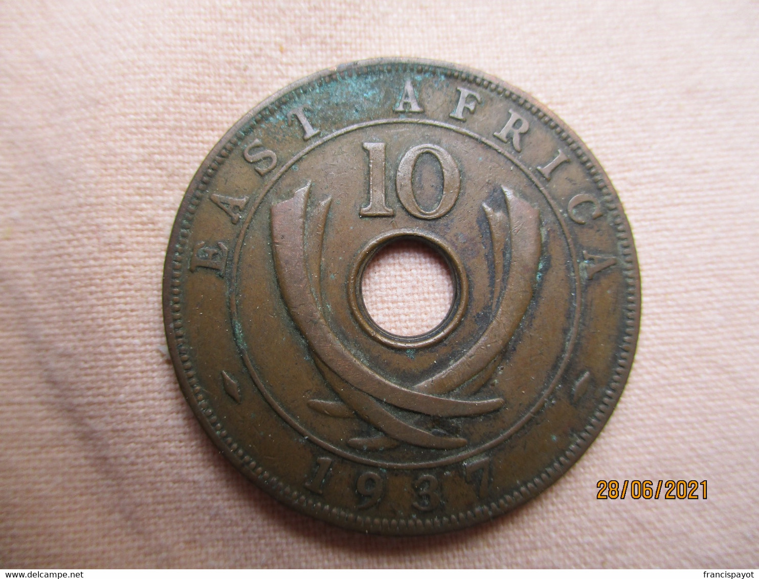 British East Africa: 10 Cents 1937 - British Colony