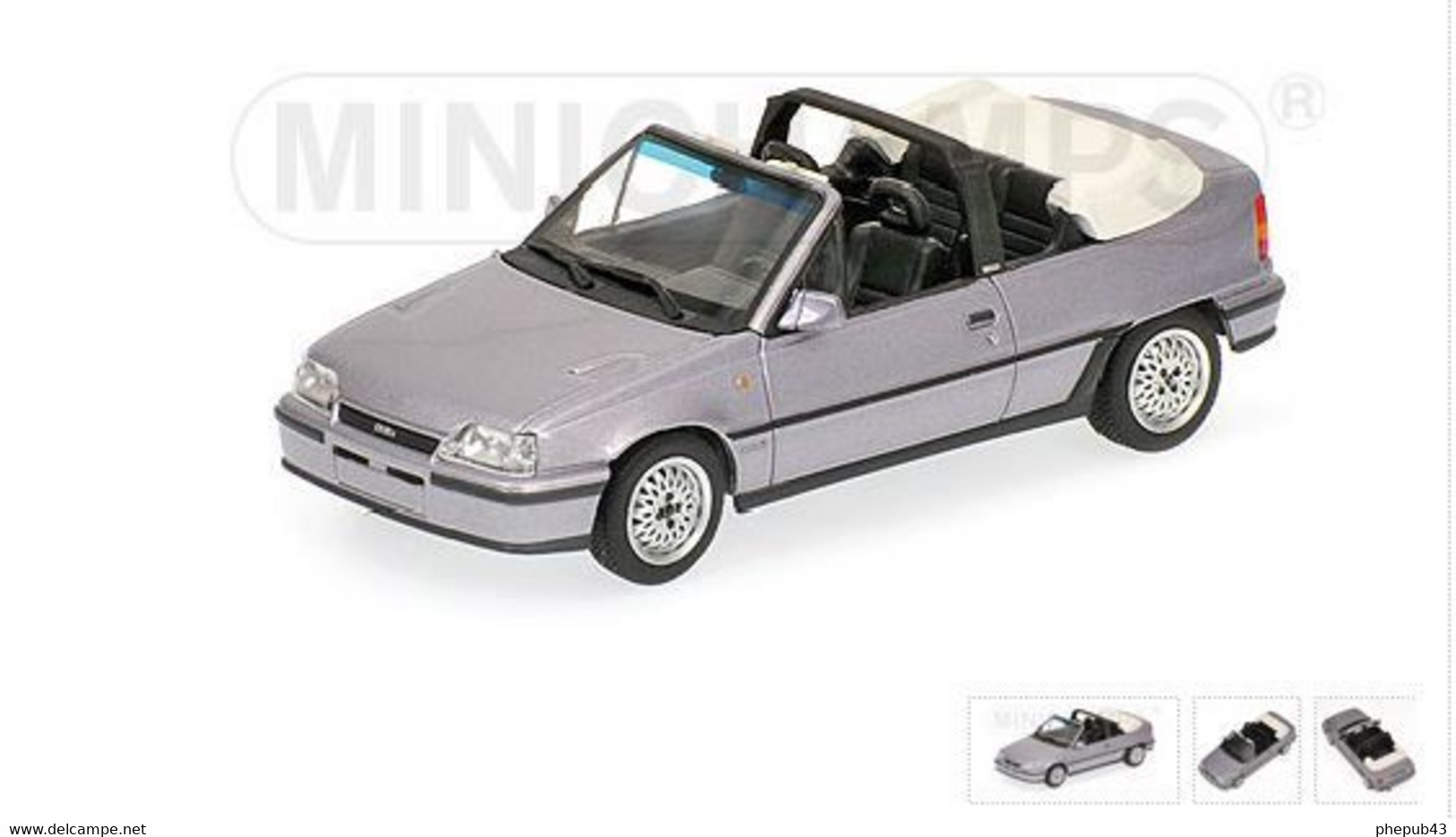 Opel Kadett GSI Cabriolet - 1989 - Saturne Metallic - Minichamps - Minichamps