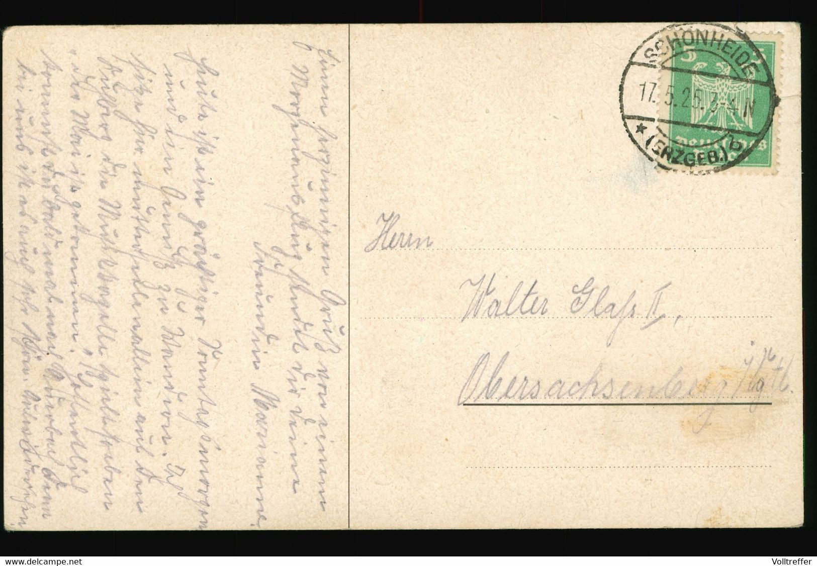 Litho AK Um 1920, Gruß Vom Kuhberg Bei Schönheide Im Erzgebirge, Prinz Georg Turm - Schoenheide
