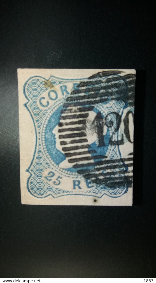 D.MARIA II - MARCOFILIA - 1ªREFORMA (120) GUARDA - Used Stamps
