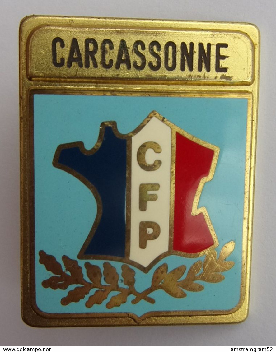 Insigne Militaire ECOLE POLICE CFP CARCASSONNE - Policia