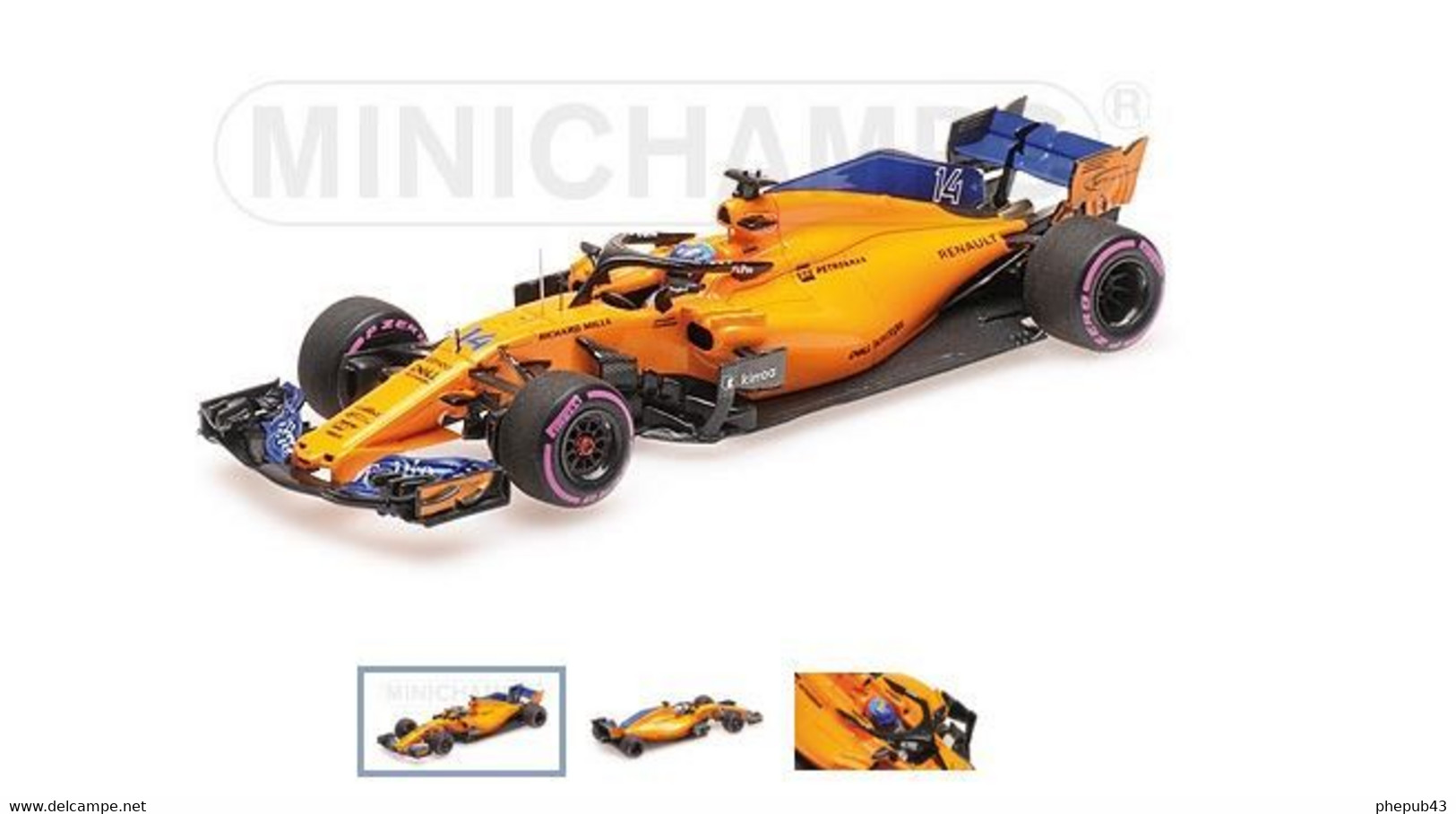 McLaren Renault MCL33 – Fernando Alonso - 300th GP Canada 2018 #14 - Minichamps - Minichamps