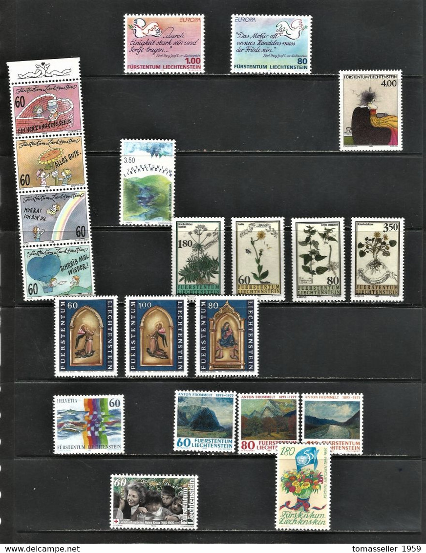 Liechtenstei-13!!!  FULL YEARS (1995-2007) Sets.Almost 120 Issues Issues.MNH. - Sammlungen