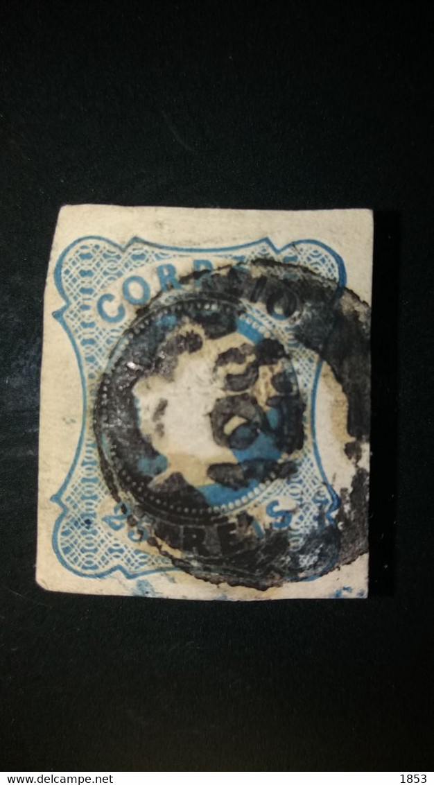 D.MARIA II - MARCOFILIA - 1ªREFORMA (129) PINHEL RR - Used Stamps