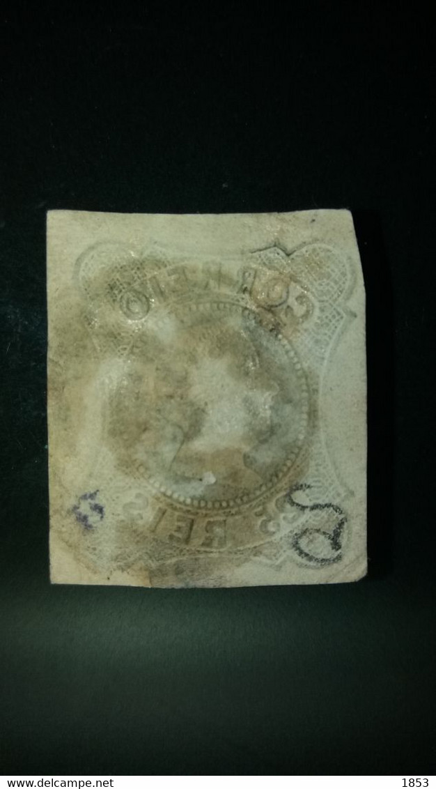 D.MARIA II - MARCOFILIA - 1ªREFORMA (129) PINHEL RR - Used Stamps