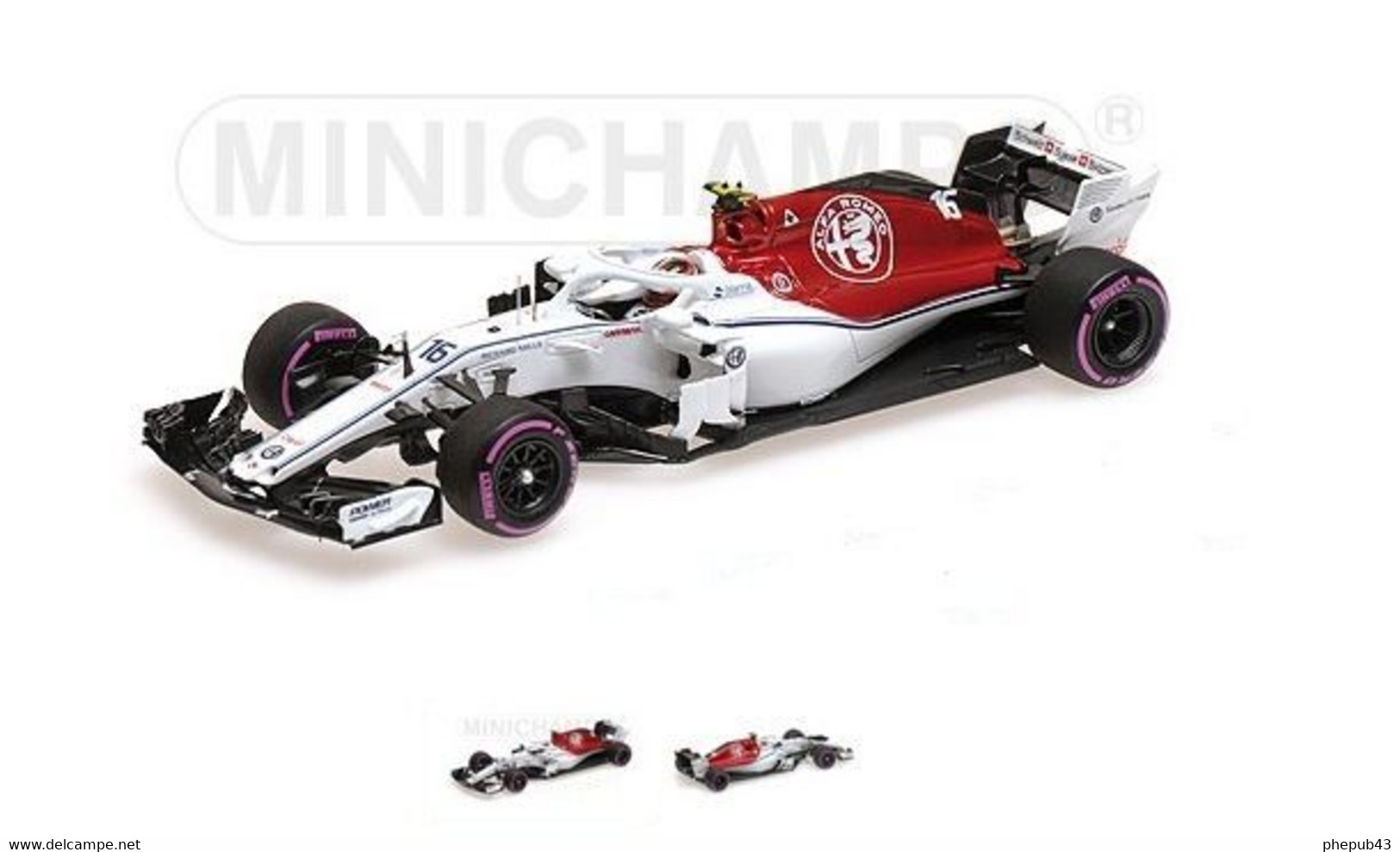 Sauber Alfa Romeo Ferrari C37 – Charles Leclerc – 6th Azerbaijan GP 2018 #16 - Minichamps - Minichamps