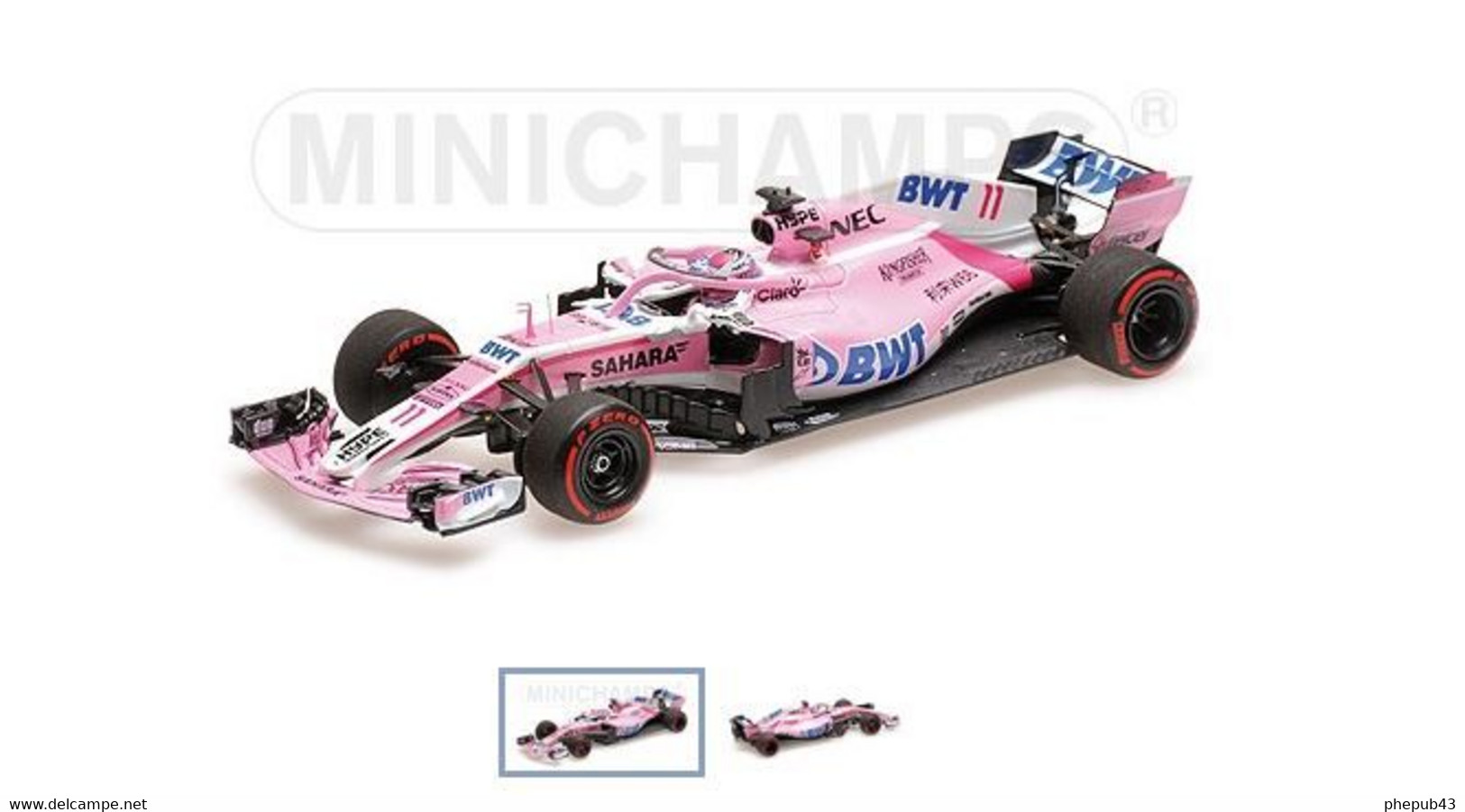 Force India Mercedes VJM11 – Sergio Pérez - 3rd Azerbaijan 2018 #11 - Minichamps - Minichamps