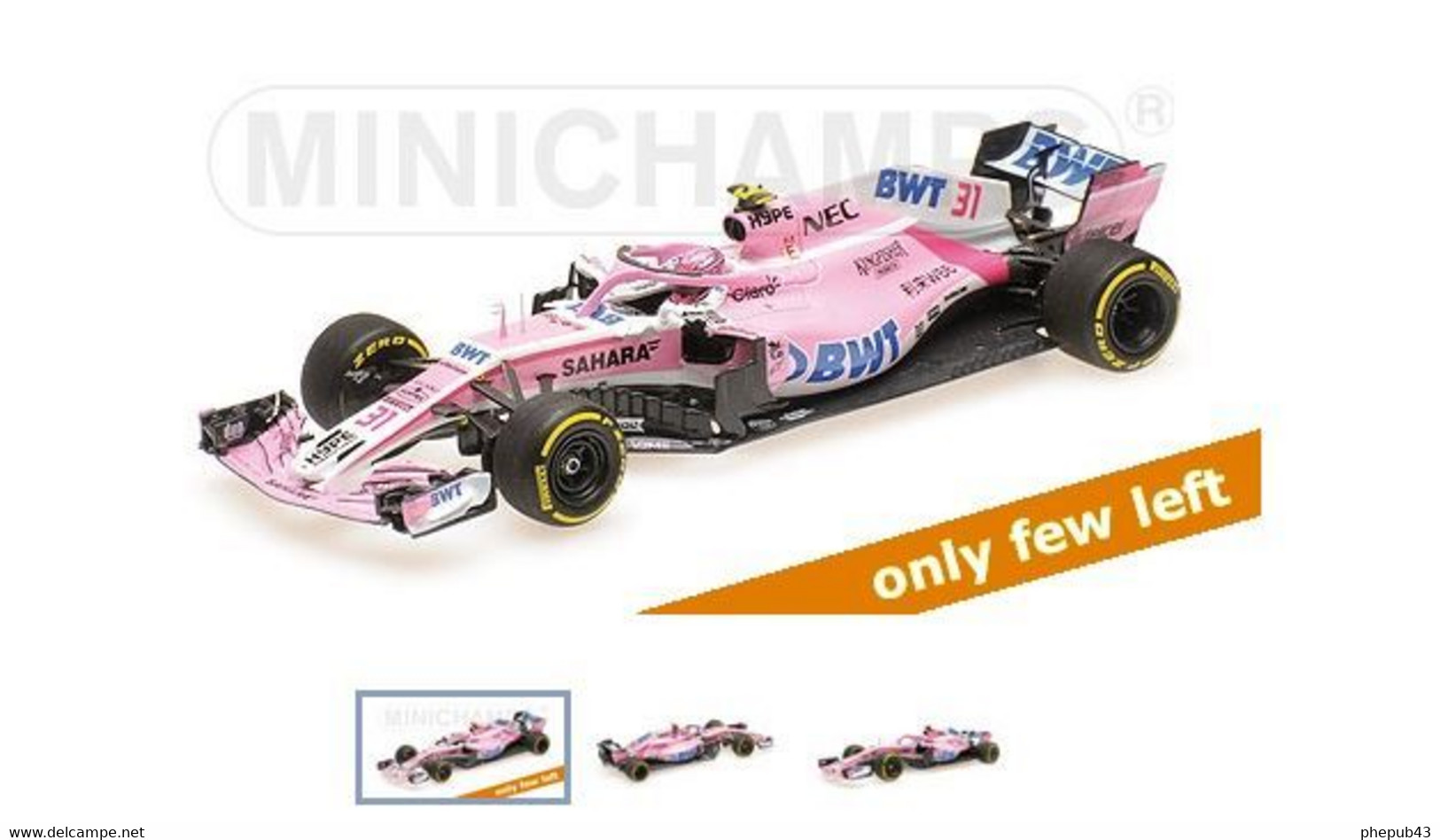 Force India Mercedes VJM11 – Esteban Ocon - FI Chine 2018 #31 - Minichamps - Minichamps