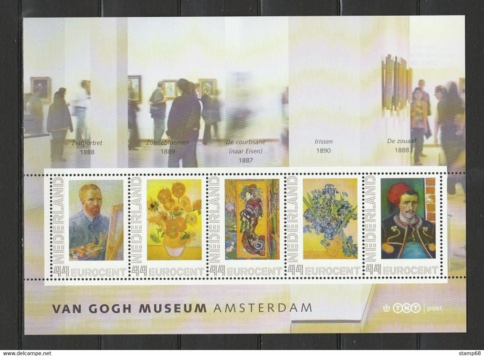 Nederland NVPH 2563E1 Vel Persoonlijke Zegels Van Gogh Museum 2009 MNH Postfris - Sellos Privados