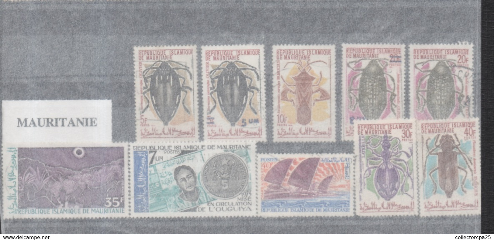 Lot 29 Timbres De Mauritanie - Voir Scan Timbres Tous Différents - Colonie Française - Altri & Non Classificati