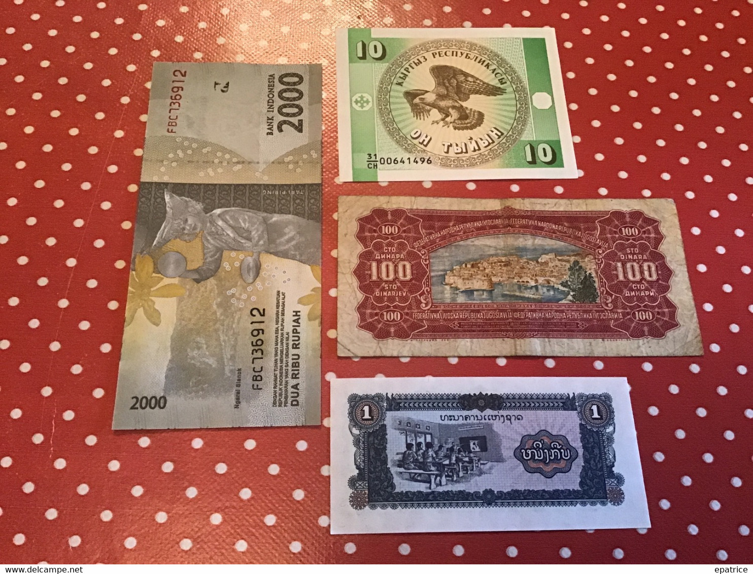 LOT DE 7 BILLETS Voir Le Scan Pour L’état Des Billets - Mezclas - Billetes