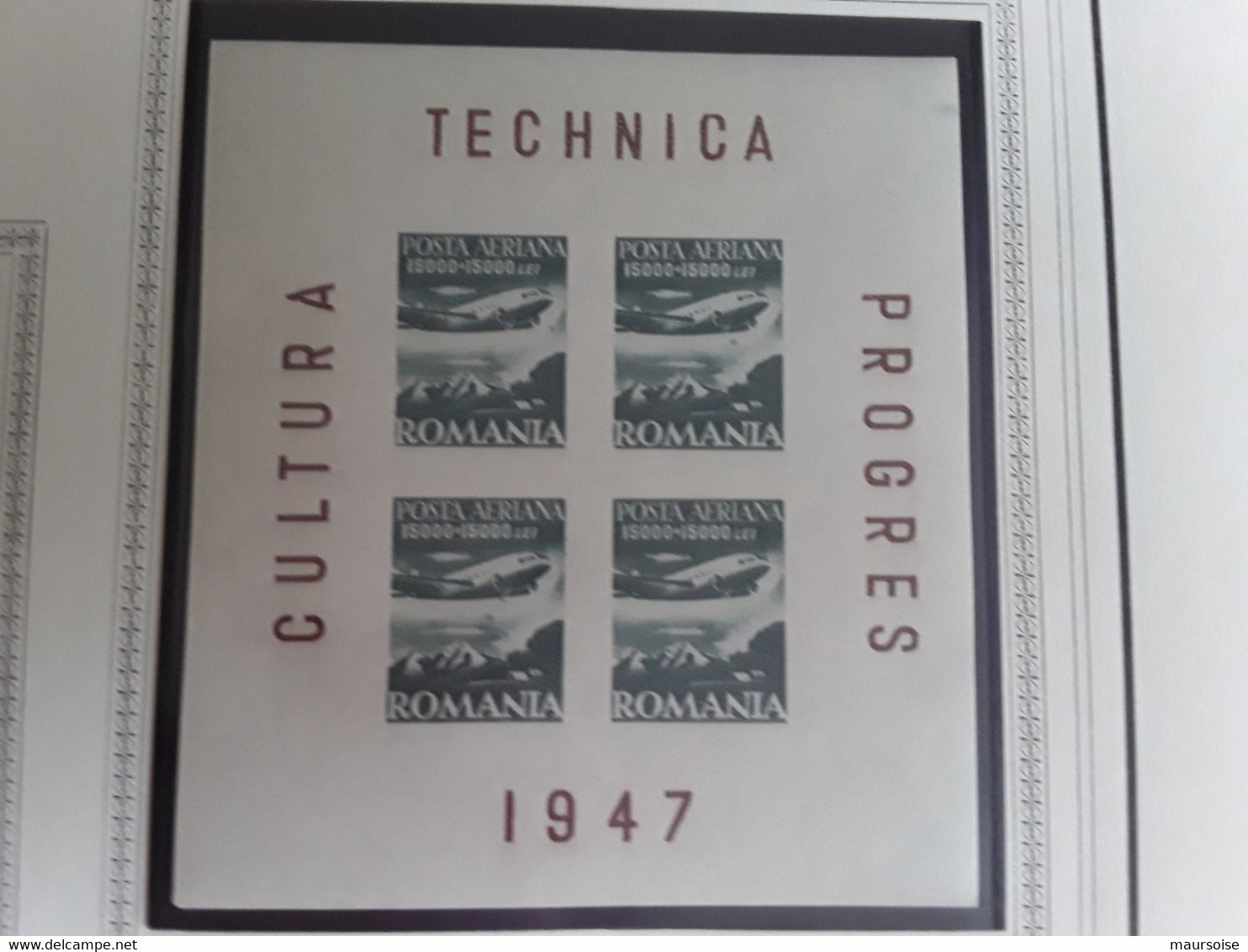 BLOCS TECHNICA 1947 ET 1948 Et PA  1946 ROUMANIE - Autres & Non Classés