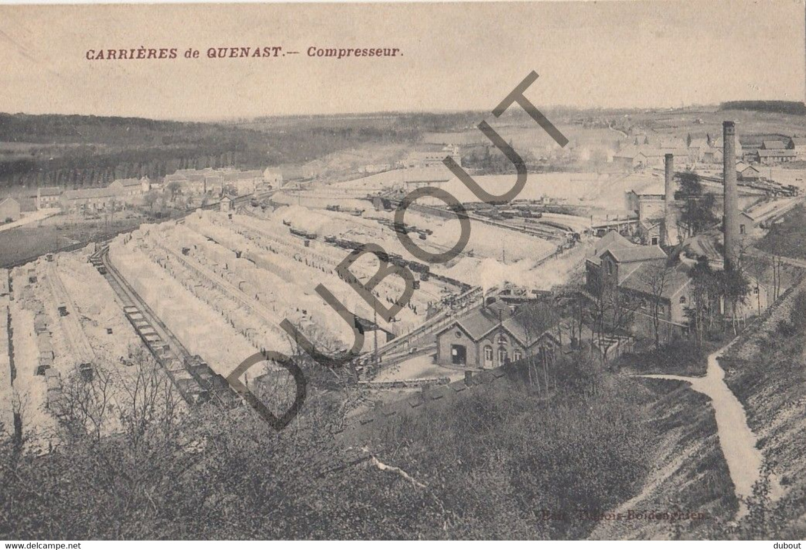 QUENAST  - Postkaart-Carte Postale - Carrières - Compresseur (C803) - Rebecq