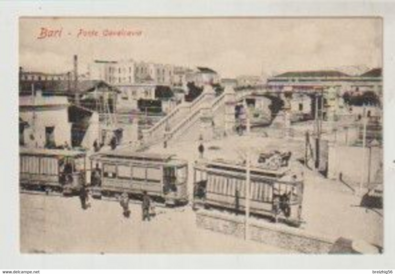 Italie BARI Ponte Cavalcavia (tramway Au Premier Plan) - Bari