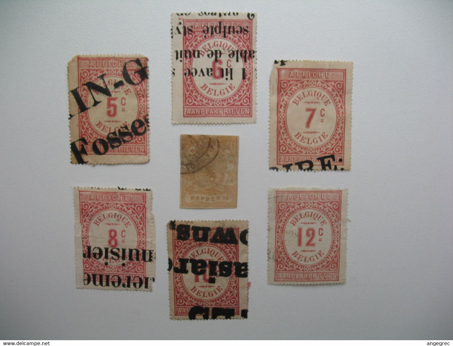 Fiscaux Lot   Stamp Duty Belgique  Affiches Aanplakbrieven   à Voir - Stamps