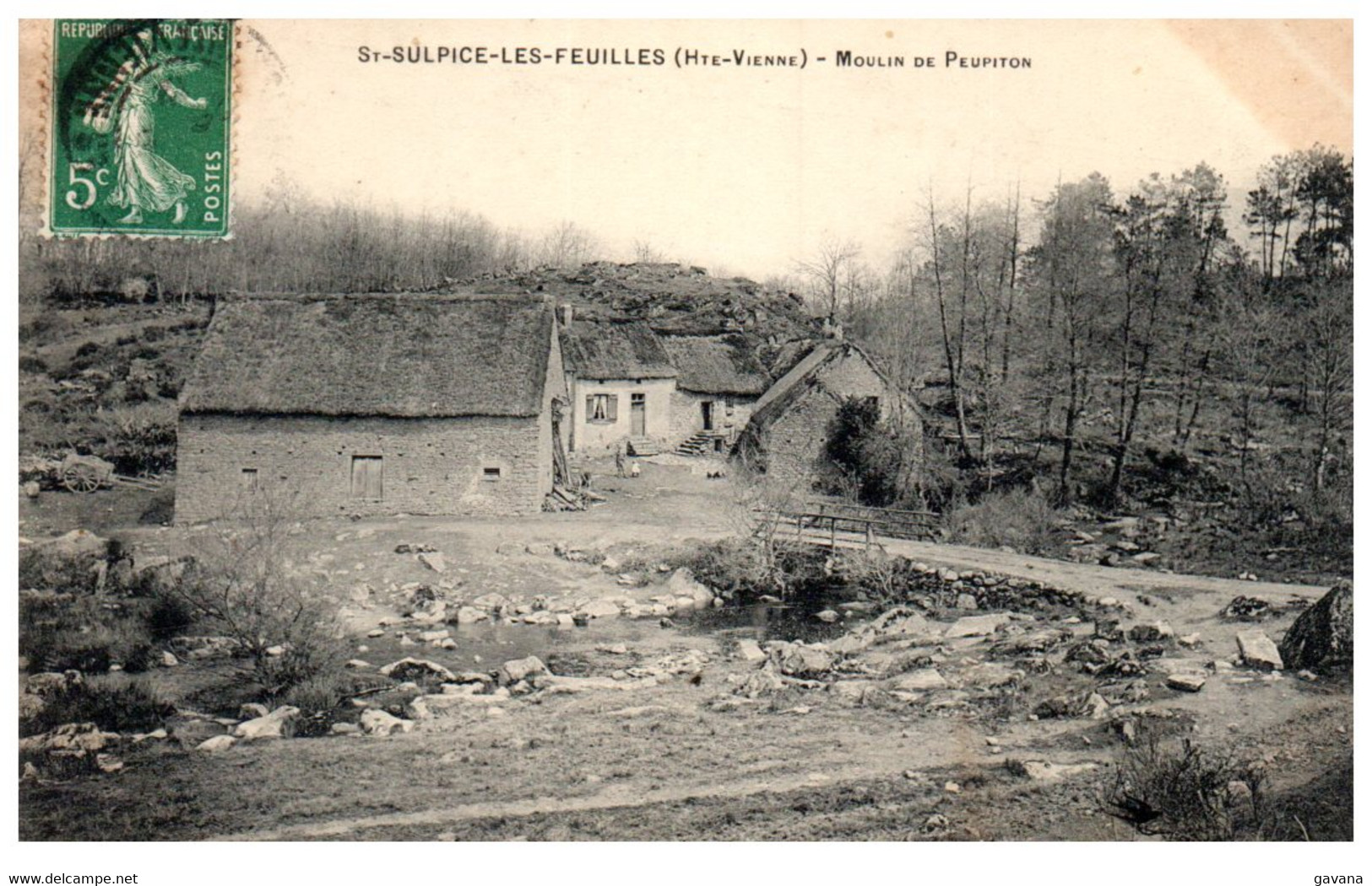 87 SAINT-SULPICE-les-FEUILLES - Moulin De Peupiton - Autres & Non Classés