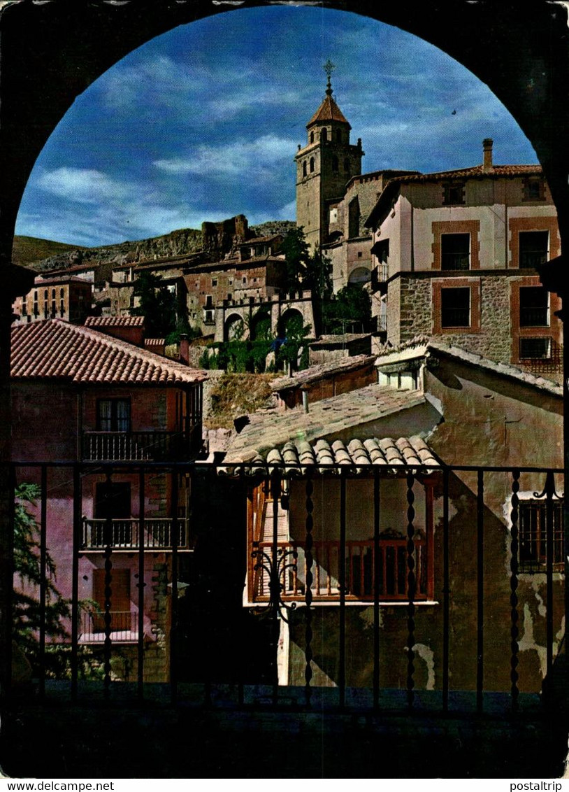 ALBARRACIN TERUEL VISTA PARCIAL Y TORRE CATEDRAL    TERUEL   ARAGON ESPAÑA ESPAGNE - Teruel