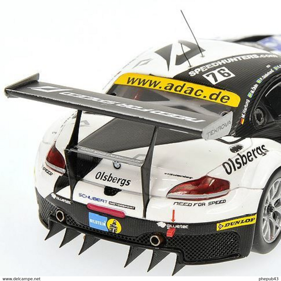 BMW Z4 GT3 - Sandstrom/Soderlund/Ohling/Hartung - 24h Nurburgring 2010 #76 - Minichamps - Minichamps