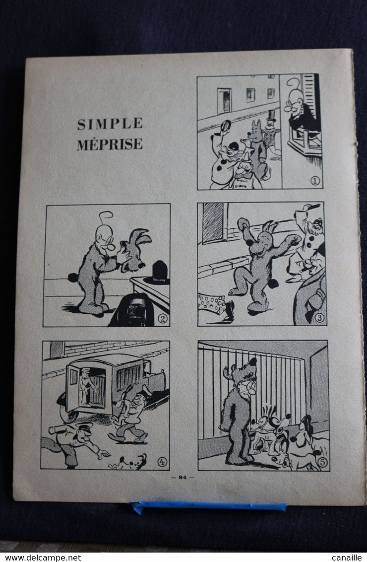 D-H-5 / Pour Connaître Les Nouvelles Oeuvres Du Professeur Nimbus " Imprimées Par Georges Lang-1937 Paris -Recto-Verso - Planches Et Dessins - Originaux