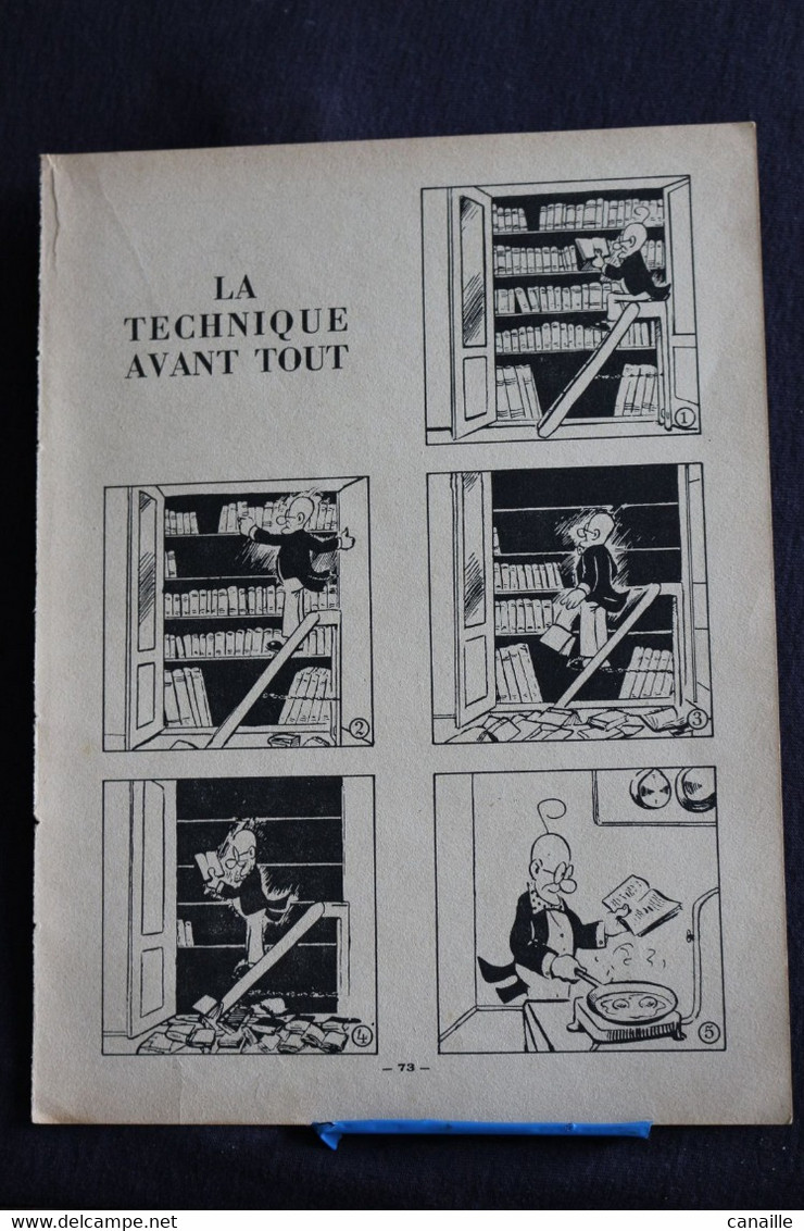D-H-6 / Pour Connaître Les Nouvelles Oeuvres Du Professeur Nimbus " Imprimées Par Georges Lang-1937 Paris -Recto-Verso - Original Drawings