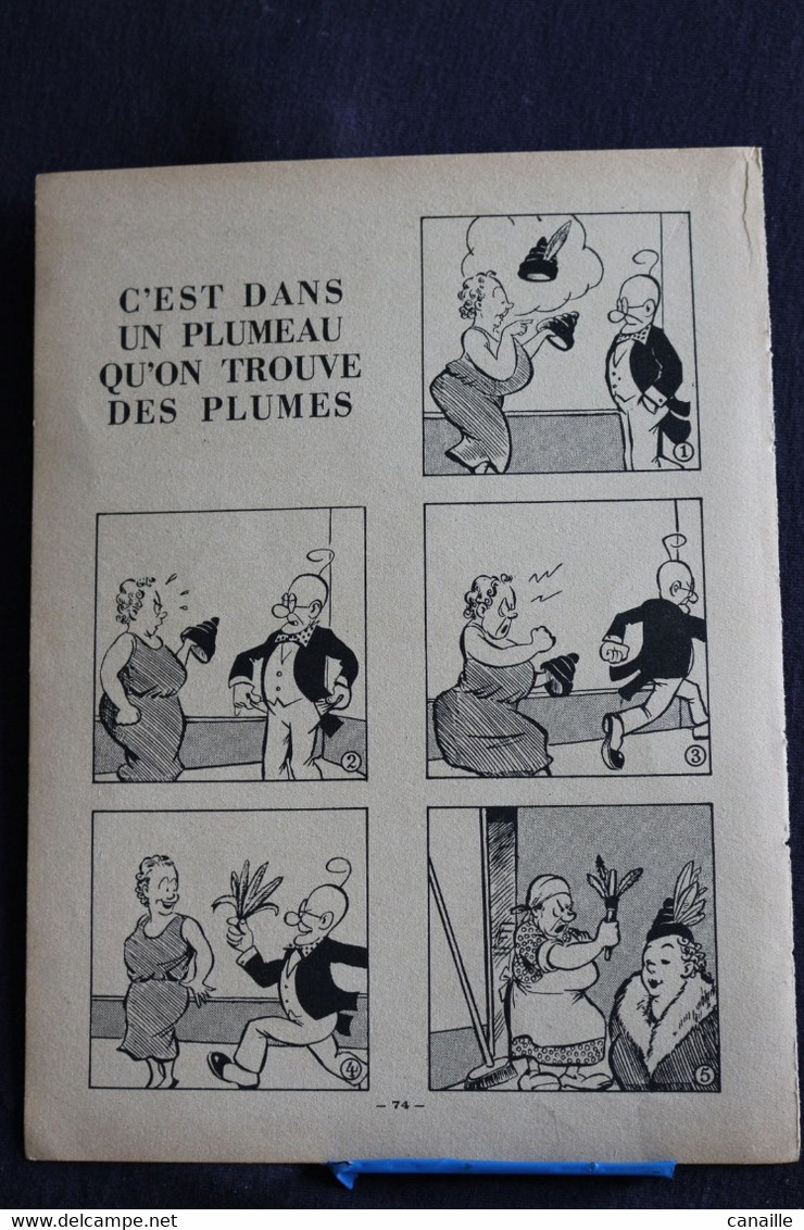 D-H-6 / Pour Connaître Les Nouvelles Oeuvres Du Professeur Nimbus " Imprimées Par Georges Lang-1937 Paris -Recto-Verso - Planches Et Dessins - Originaux