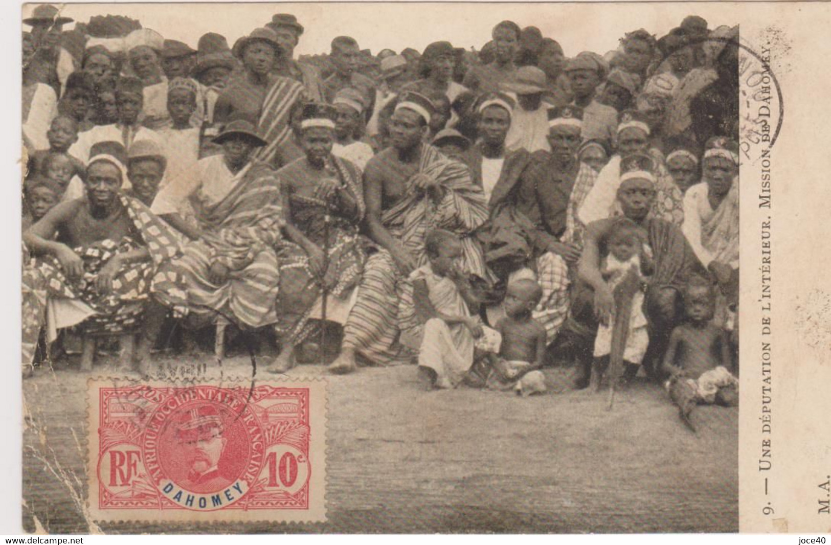 Dahomey, Une Députation - Voyagée En 1908 - EN ACHAT IMMEDIAT - - Dahomey
