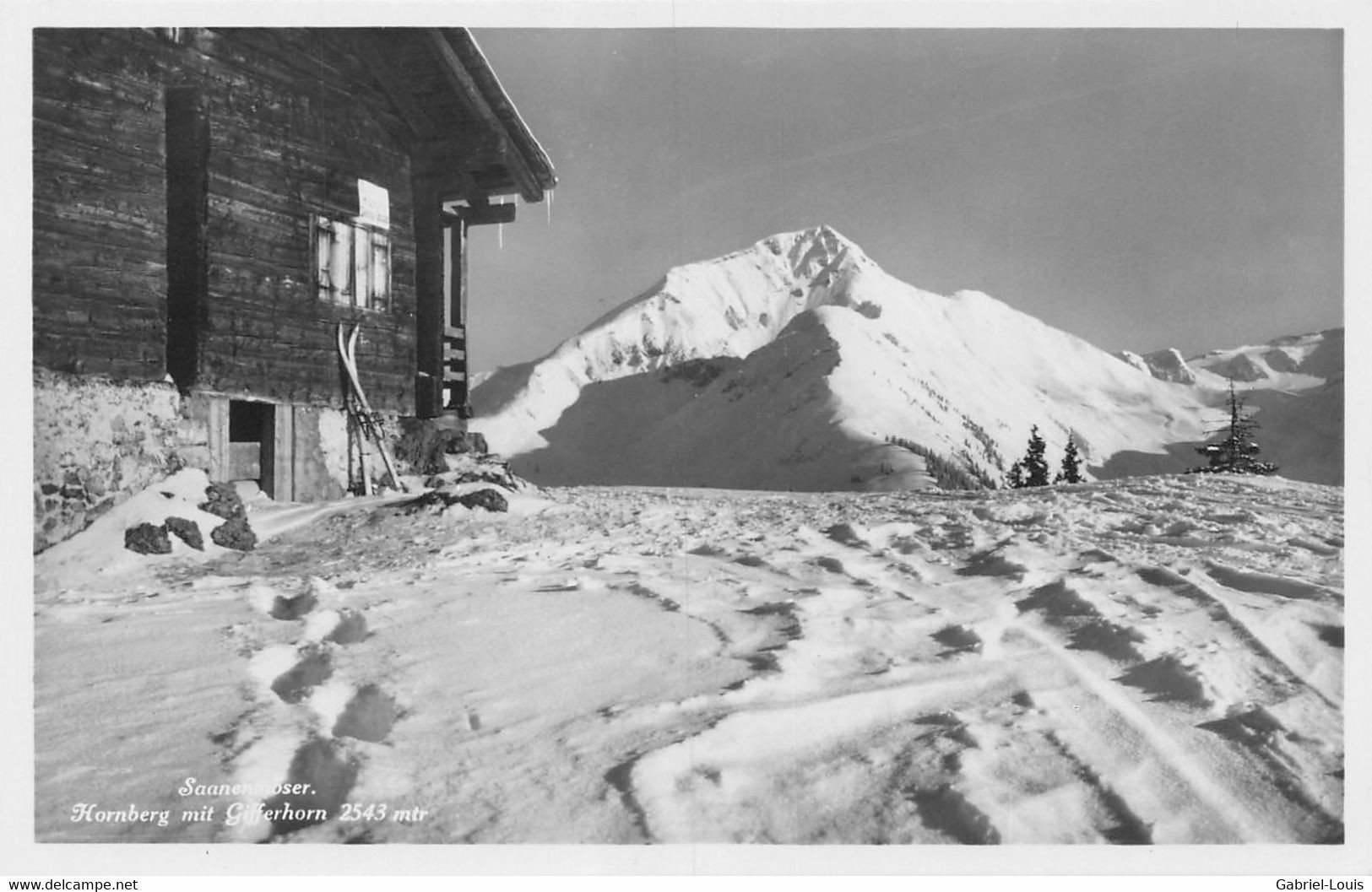 Saanenmöser Hornberg Mit Gifferhorn - Skis - Ski - Winter - Gstaad - Gstaad