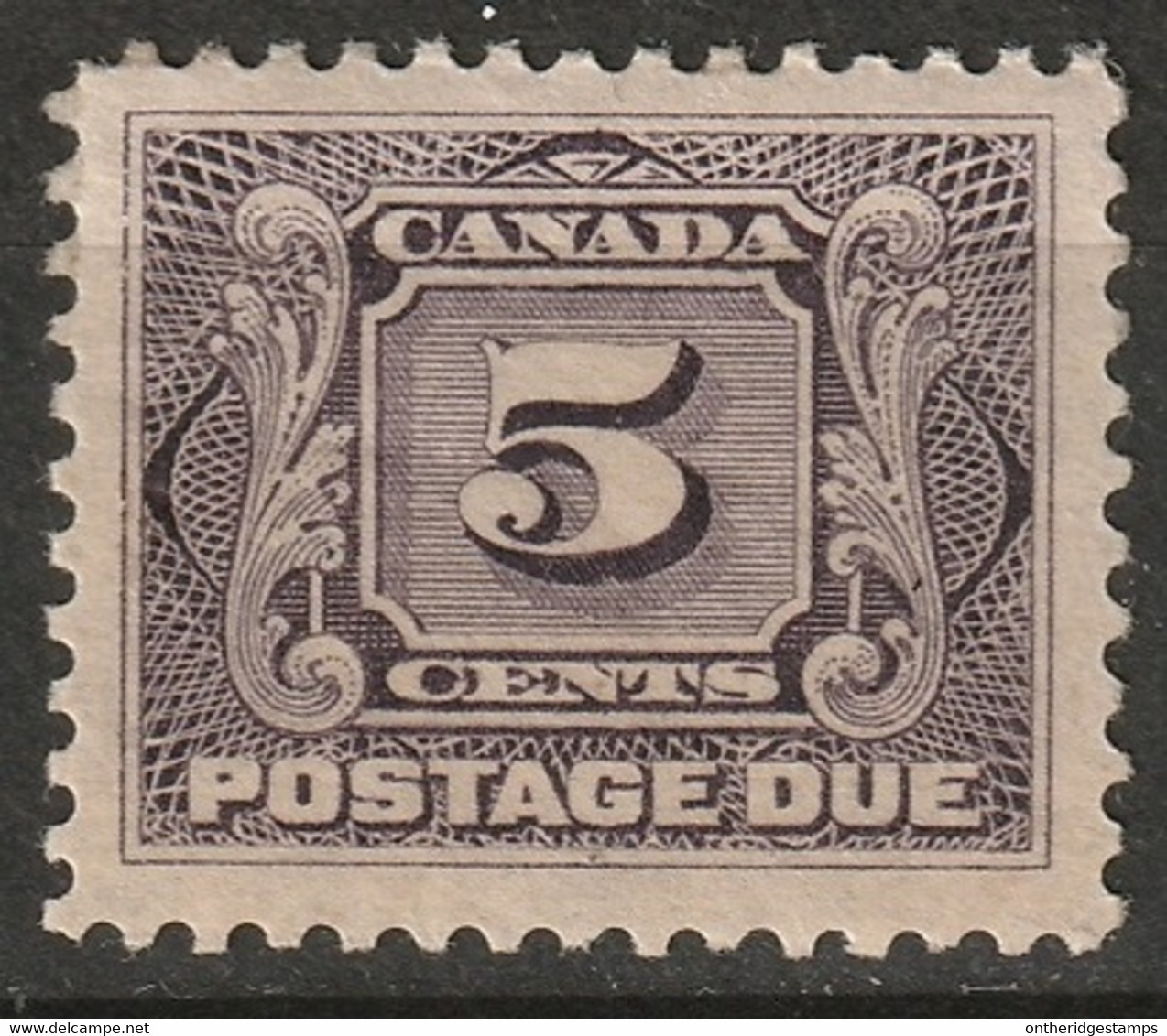 Canada 1906 Sc J4  Postage Due MH* Small Crease - Portomarken