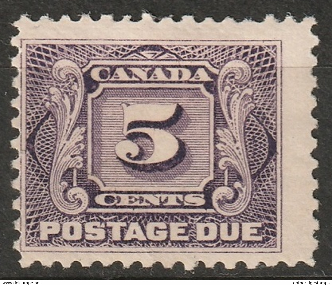 Canada 1906 Sc J4  Postage Due MH* Some Disturbed Gum - Postage Due