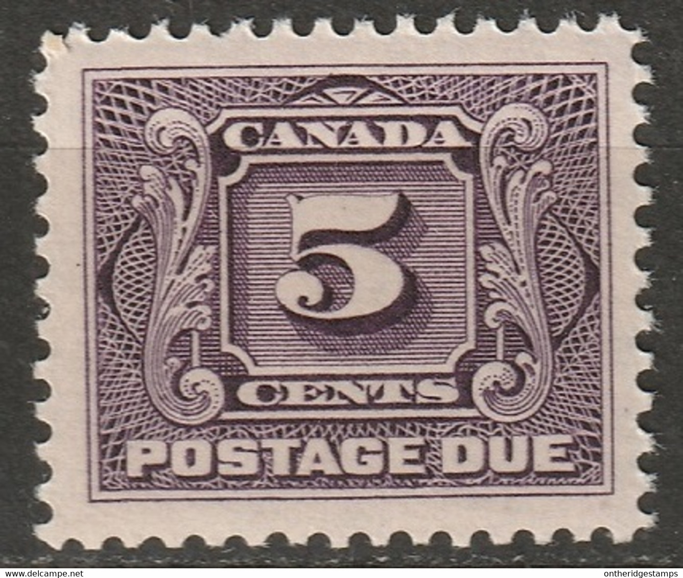 Canada 1928 Sc J4c  Postage Due MLH* Reddish Violet - Port Dû (Taxe)