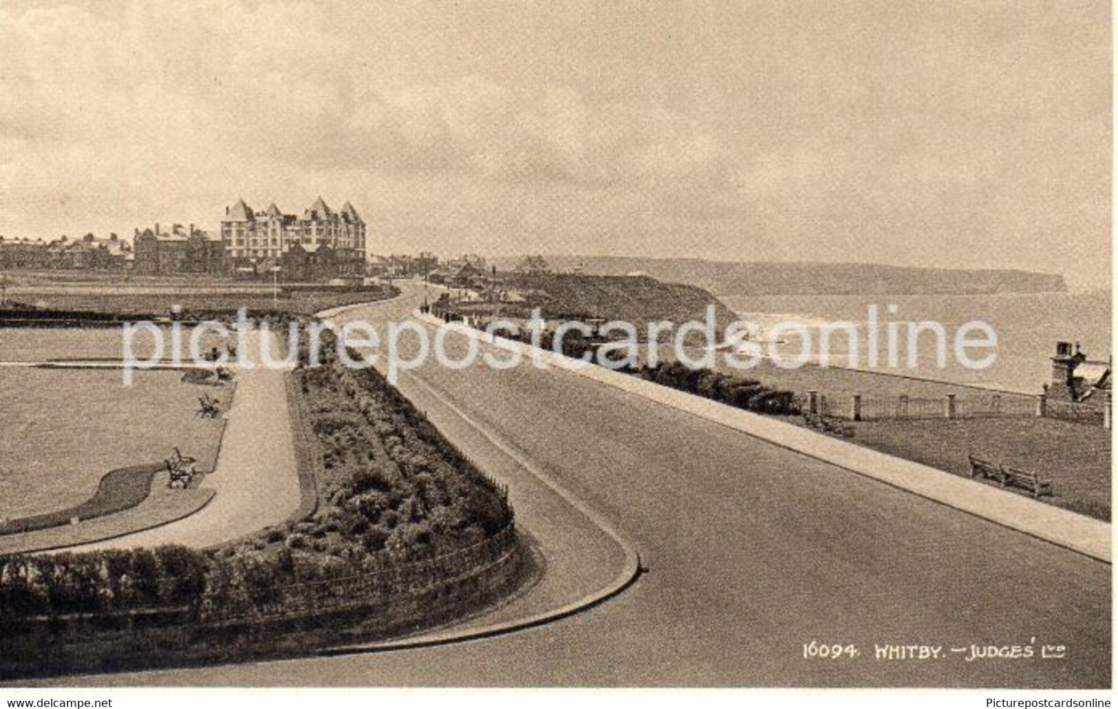 WHITBY OLD PHOTOGRAVURE POSTCARD YORKSHIRE JUDGES - Whitby