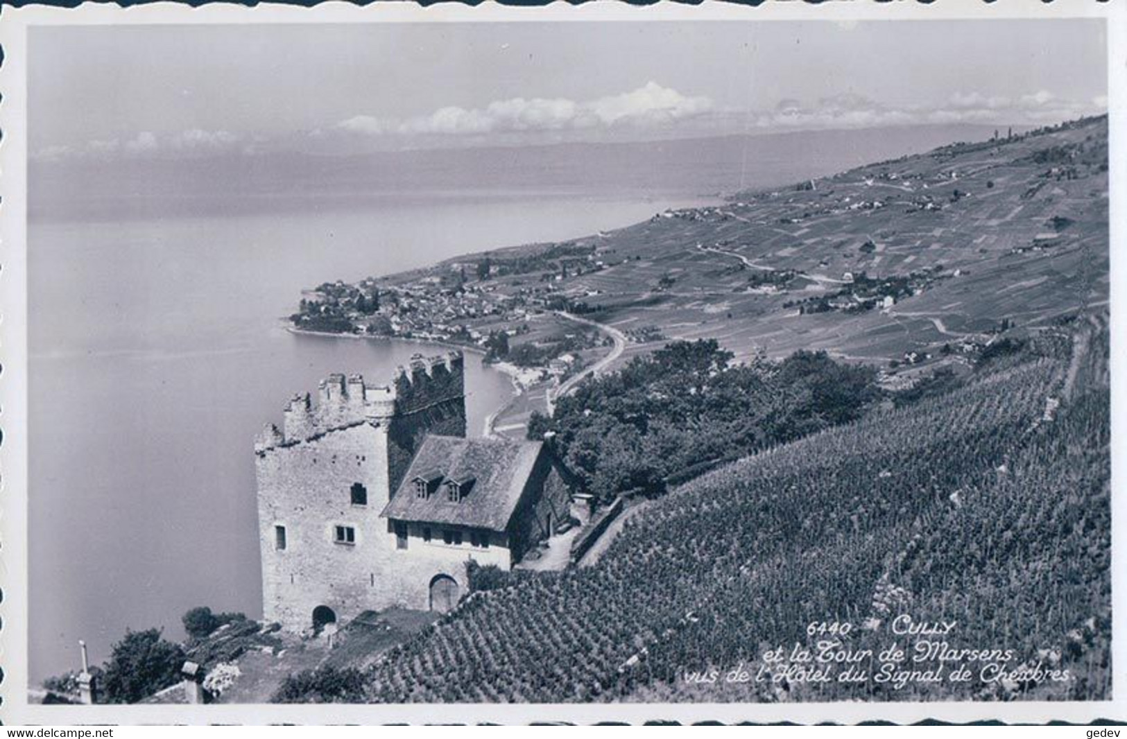 Lavaux VD, Cully Et La Tour De Marsens (6440) - Cully