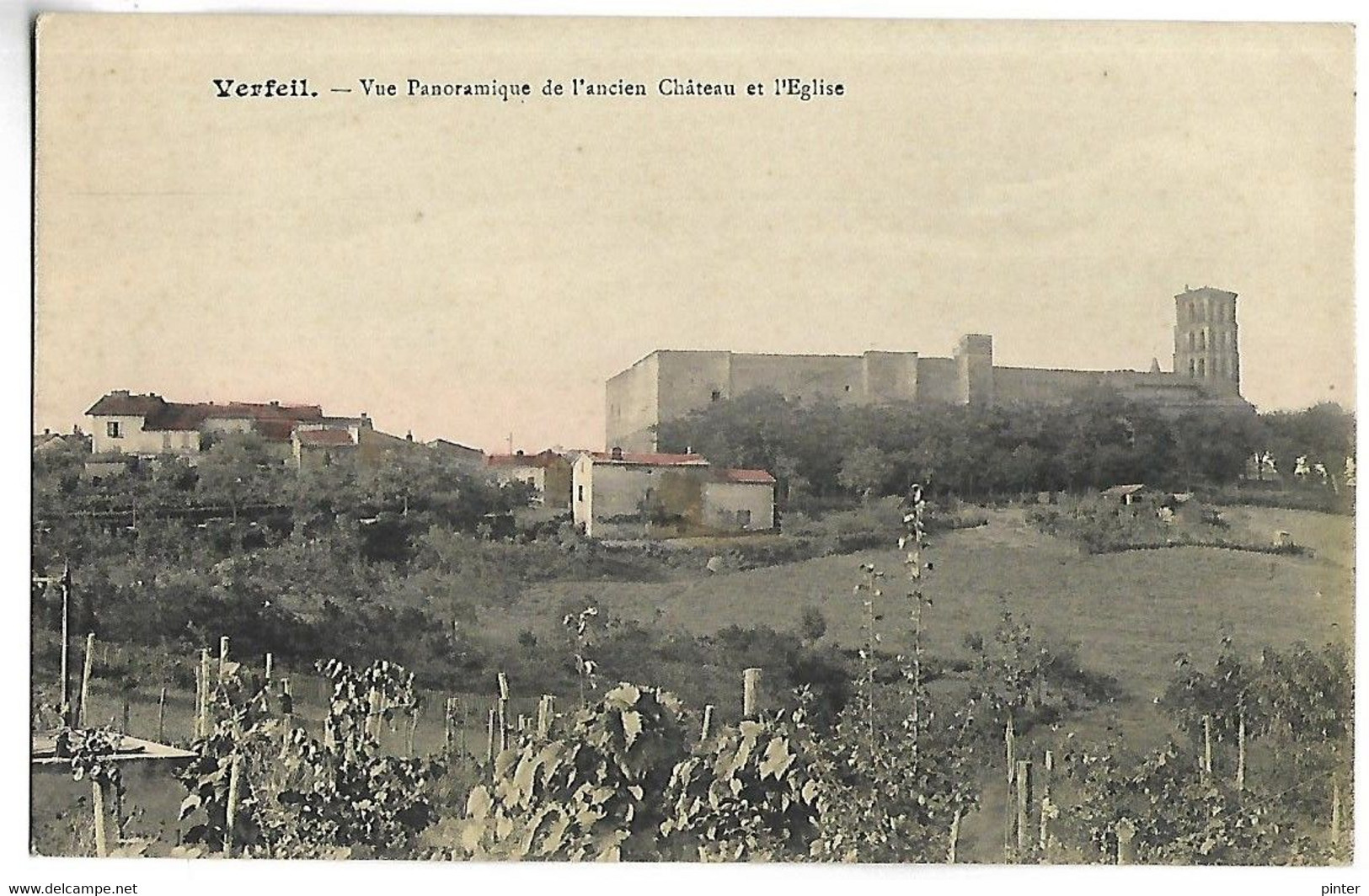 VERFEIL - Vue Panoramique De L'ancien Chateau Et L'Eglise - Verfeil