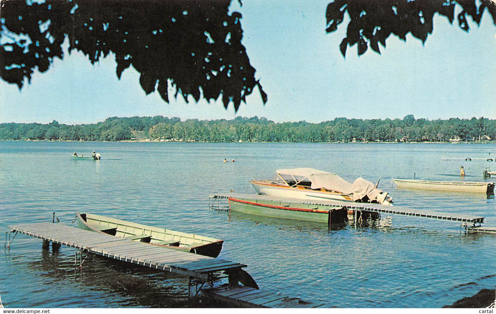 SARATOGA SPRINGS - N. Y. - Beautiful Saratoga Lake Noted For Its Excellent Fishing And Water Sports. - Saratoga Springs