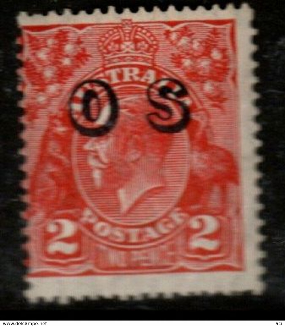 Australia SG O125  1932 King George Head 2d Golden Scarlet, Overprinted OS ,Mint Never Hinged - Dienstzegels