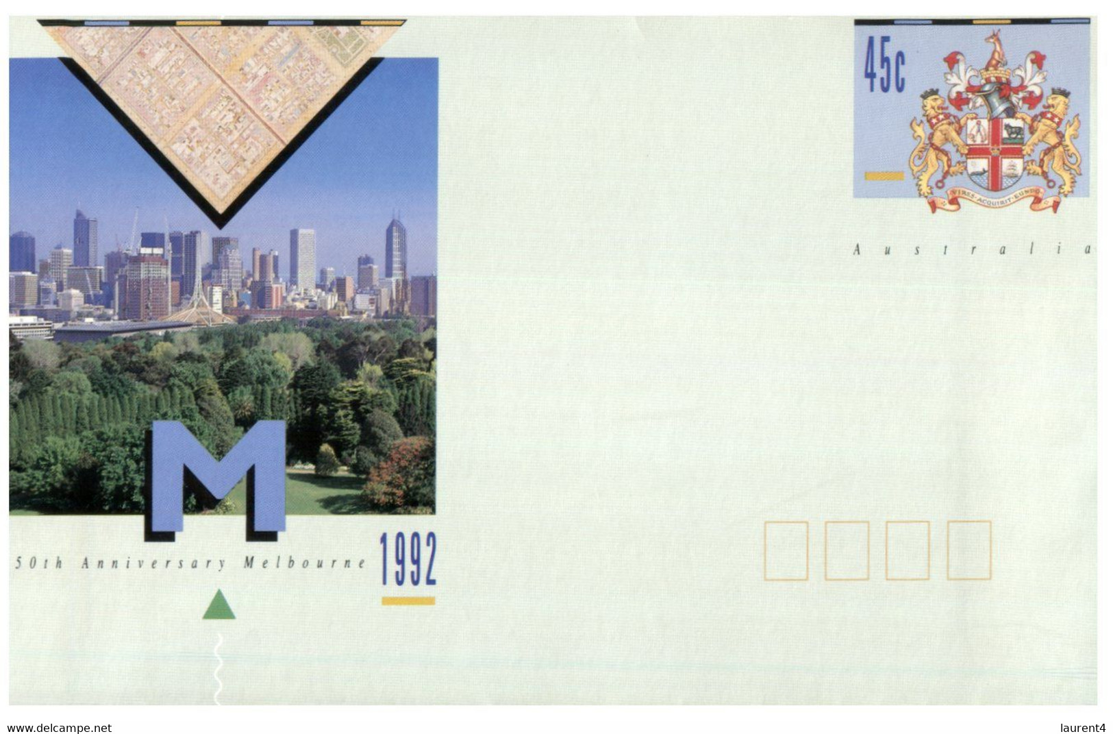 (SS 35) FDC - Premier Jour - Australia - (2) City Of Melbourne & VIC Philatelic Sales - Other & Unclassified