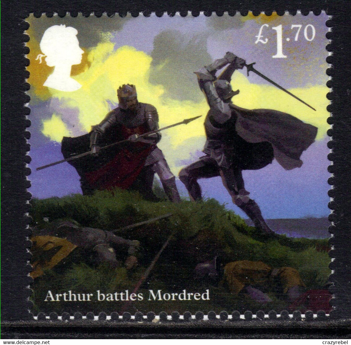 GB 2021 QE2 £1.70 Legend King Arthur Battles Mordred Umm ( M153 ) - Ongebruikt