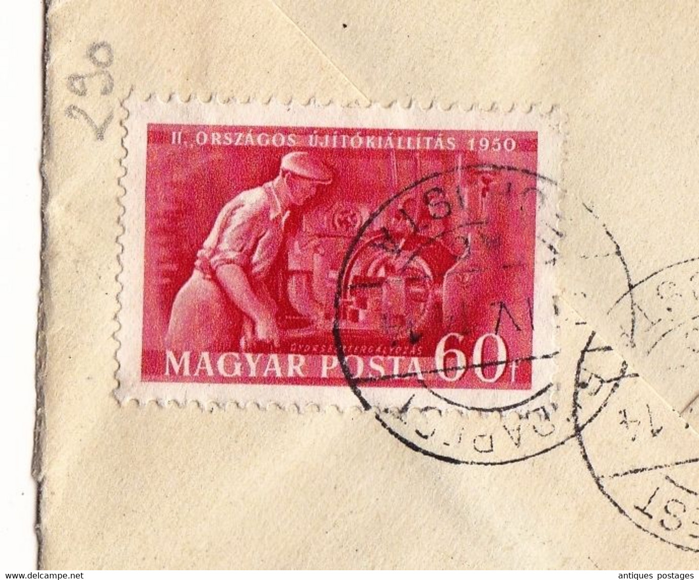 Lettre 1951 Hongrie Budapest Légipost Magyarország Ungarn Hungary Göttingen Deutschland - Briefe U. Dokumente