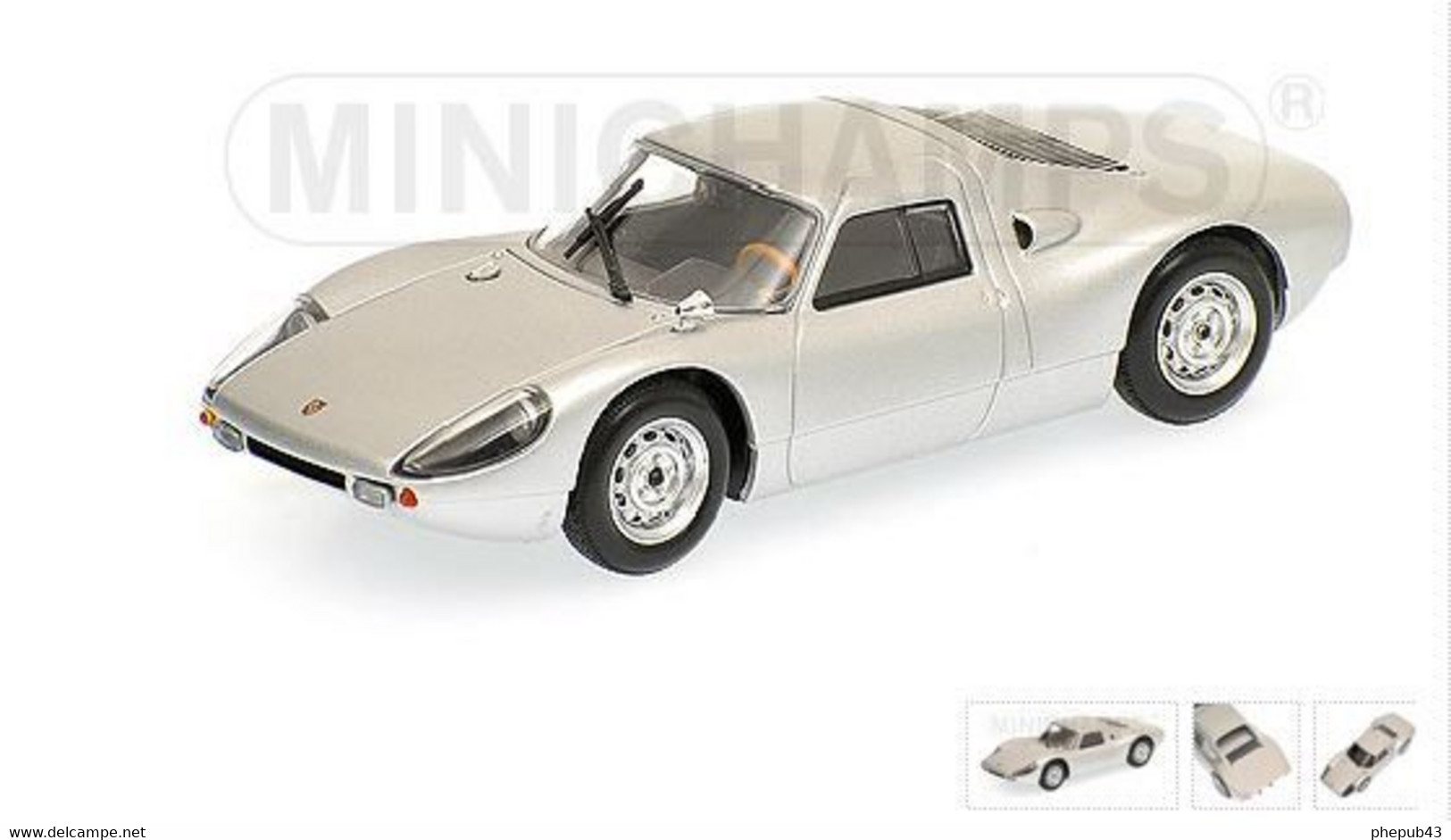 Porsche 904 GTS - 1964 - Silver - Minichamps - Minichamps