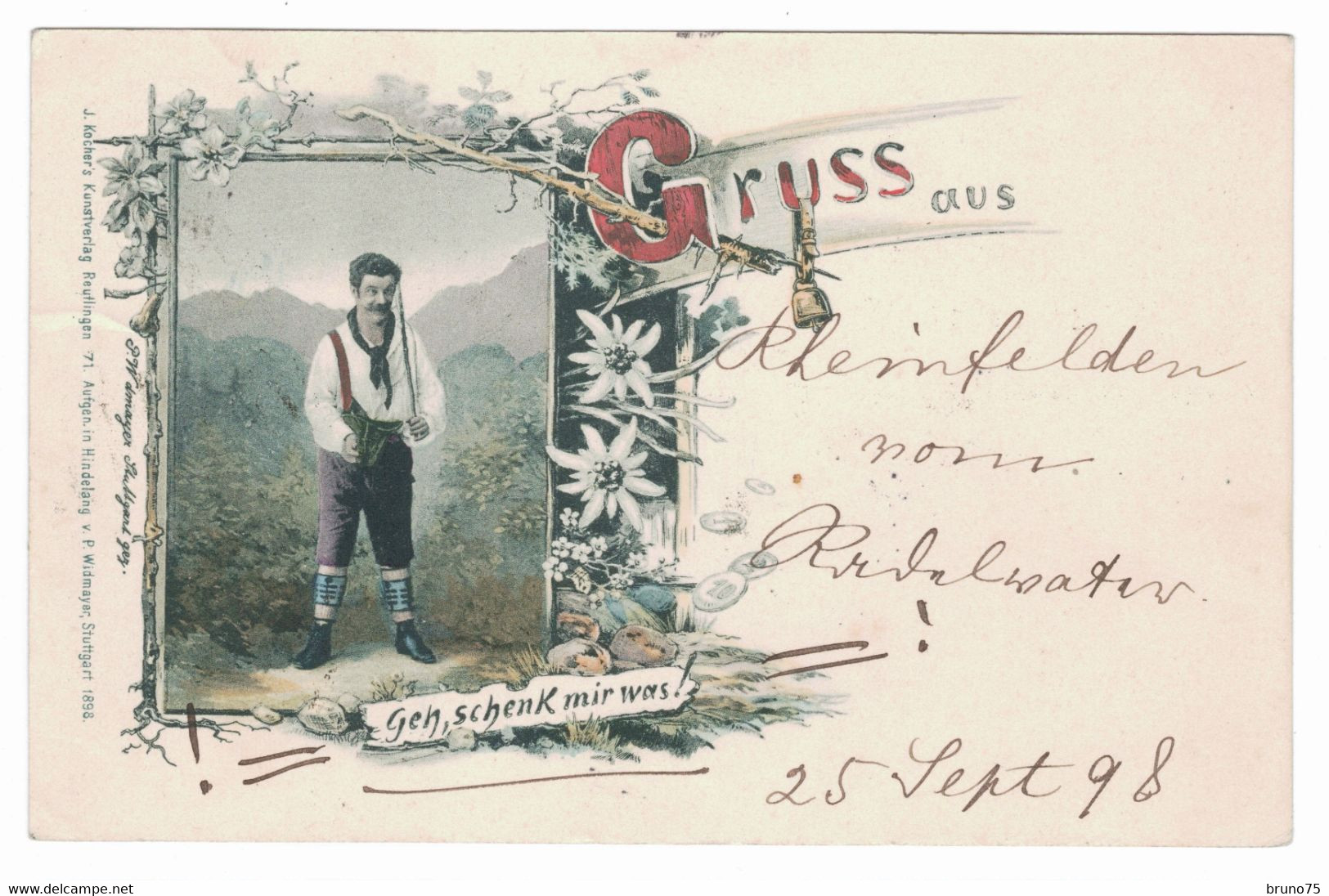 GRUSS AUS RHEINFELDEN - Gen, Schenk Mir Was ! - 1898 - Rheinfelden