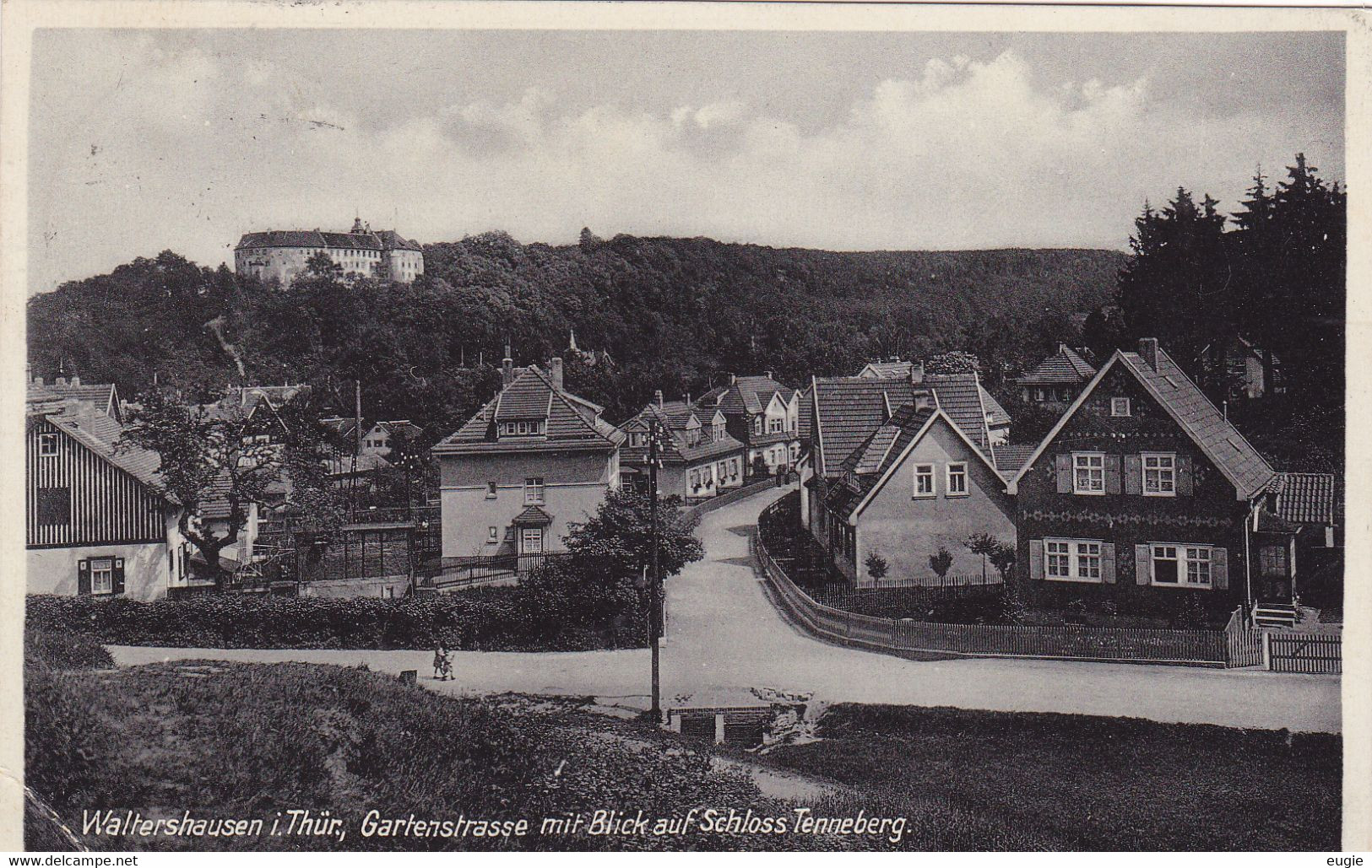 1786/ Waltershausen , Gartenstrasse Mit Blick Auf Schloss Tenneberg - Waltershausen